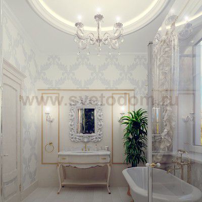 Люстра со свечами Maytoni ARM245-06-W Bronze