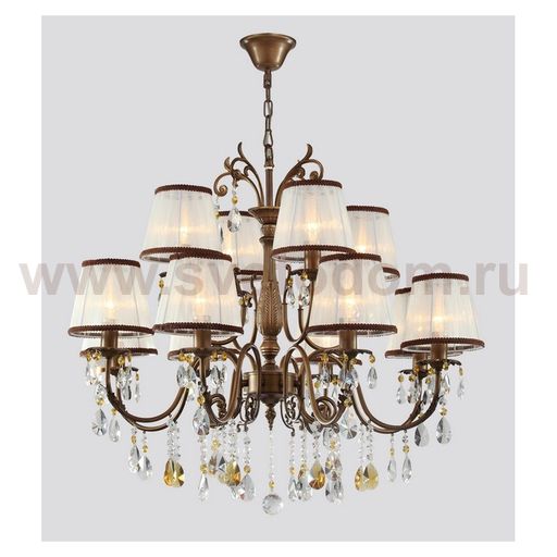 Люстра Maytoni ARM388-12-R Elegant Cannella