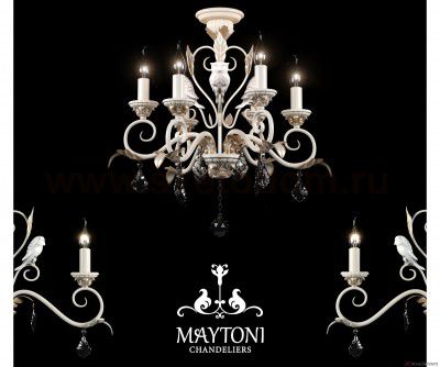 Люстра с совами Maytoni ARM777-06-WG Athena