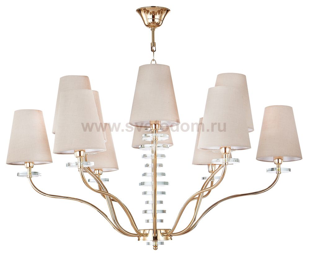 Люстра Crystal Lux ARMANDO SP6+6 GOLD (0181/312)