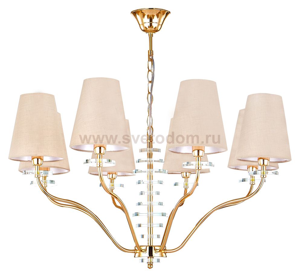 Люстра Crystal Lux ARMANDO SP8 GOLD (0181/308)