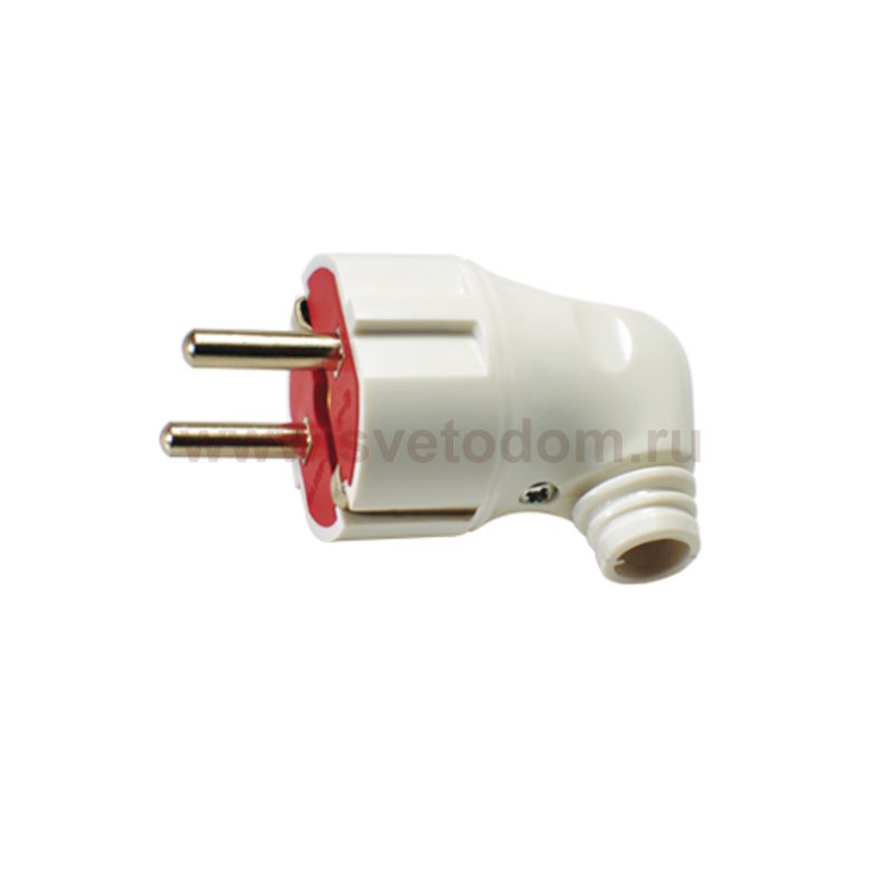 Вилка электрическая косая с з/к ASD 4152 