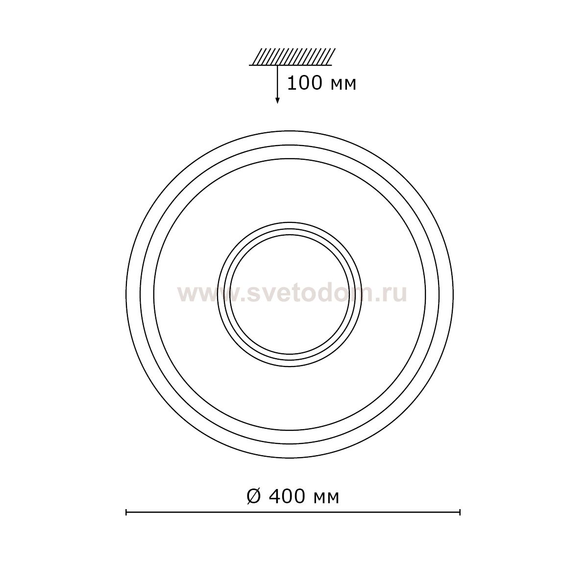 Сонекс ASTRA 2017/B настенно-потолочный светильник
