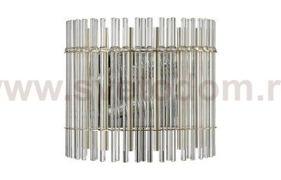 Светильник бра Crystal Lux AURELIO AP2 GOLD+CHROME/TRANSPARENT (0210/402)