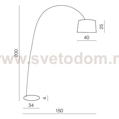 Торшер Azzardo Ariana AZ0002