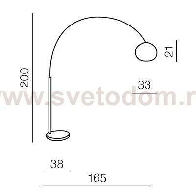Торшер Azzardo Togo AZ0021
