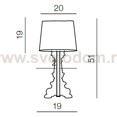 Настольная лампа Azzardo Bella AZ0071