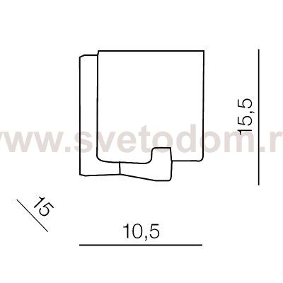 Настенный светильник Azzardo Cross 1 AZ0084