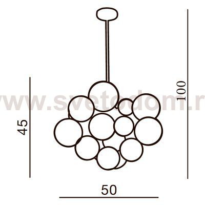 Подвесная люстра Azzardo Noble AZ0110