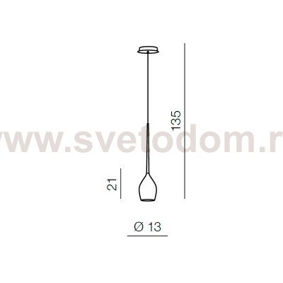 Подвесной светильник Azzardo Izza 1 AZ0130