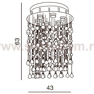 Подвесная люстра Azzardo Comet AZ0269