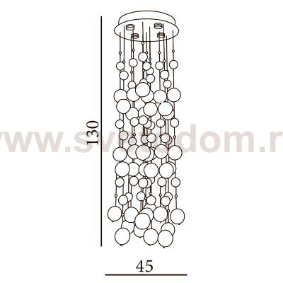 Подвесная люстра Azzardo Rain AZ0270