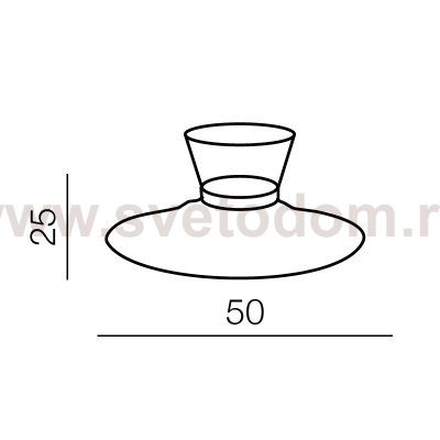 Потолочная люстра Azzardo Pires 50 top AZ0280