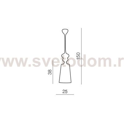 Подвесной светильник Azzardo Baroco 1 pendant AZ0307