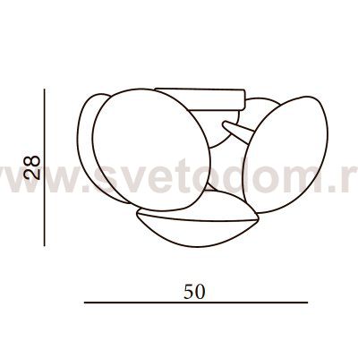 Потолочная люстра Azzardo Pills 50 top AZ0345