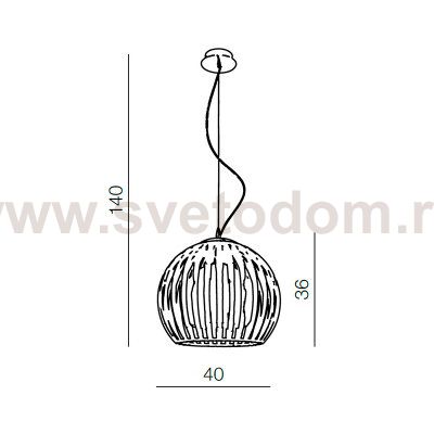 Подвесная люстра Azzardo Arcada L AZ0479