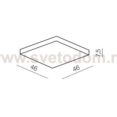 Накладной светильник  Azzardo Piso 46 AZ0569
