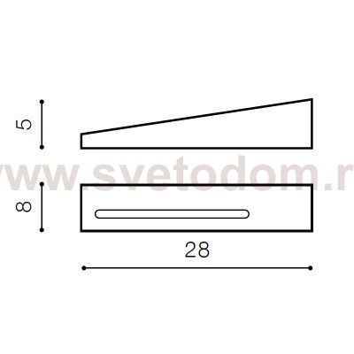 Накладной светильник  Azzardo Vialetto L AZ0573