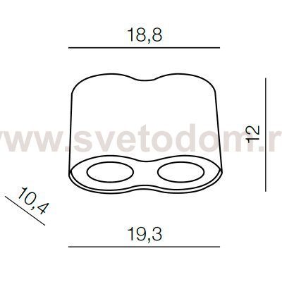 Накладной светильник  Azzardo Neos 2 AZ0609