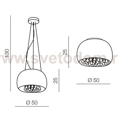 Подвесная люстра Azzardo Burn 2 pendant/top AZ0700