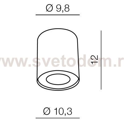 Накладной светильник  Azzardo Neos 1 AZ0708