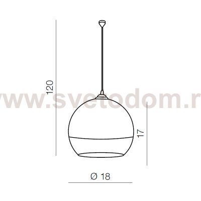 Подвесная люстра Azzardo Silver ball 18 AZ0731