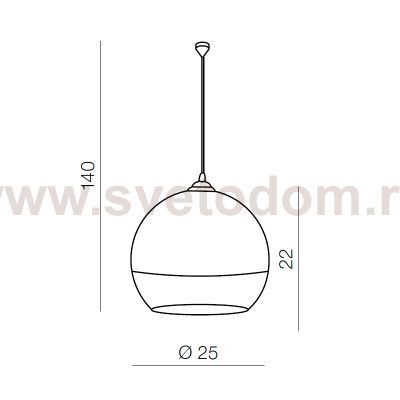 Подвесная люстра Azzardo Silver ball 25 AZ0733