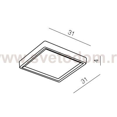 Накладной светильник  Azzardo Tappo AZ0753