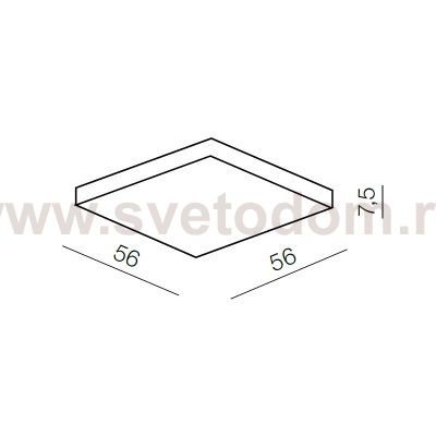 Накладной светильник  Azzardo Piso 56 AZ0755