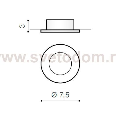 Встраиваемый светильник Azzardo Ivo AZ0759