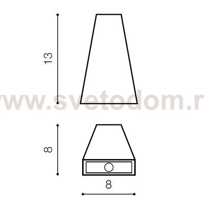 Настенный светильник Azzardo Zita AZ0778