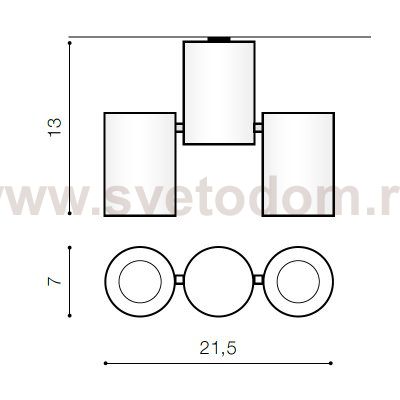 Накладной светильник Azzardo Lalo 2 AZ0790