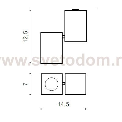 Накладной светильник Azzardo Flavio AZ0791