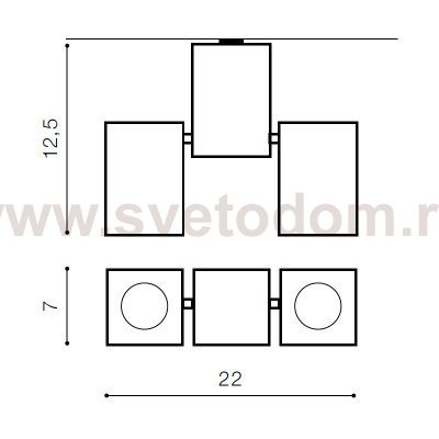 Накладной светильник Azzardo Flavio 2 AZ0792