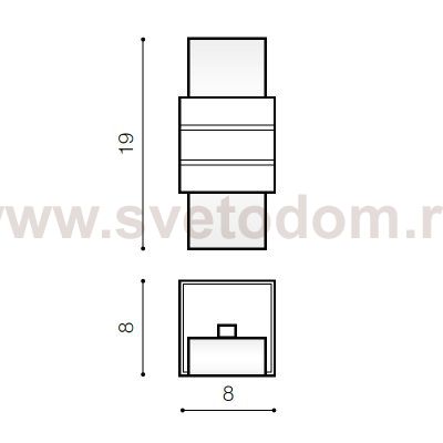 Настенный светильник Azzardo Vidal AZ0862