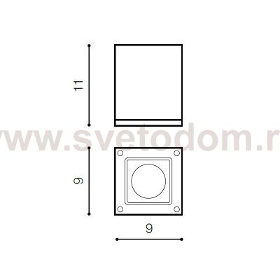 Накладной Светильник Azzardo Tonio AZ0870