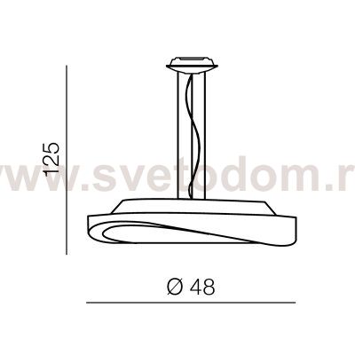 Подвесной светильник Azzardo Circulo 48 AZ0987