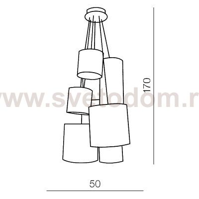 Подвесная люстра Azzardo Solvig AZ1021