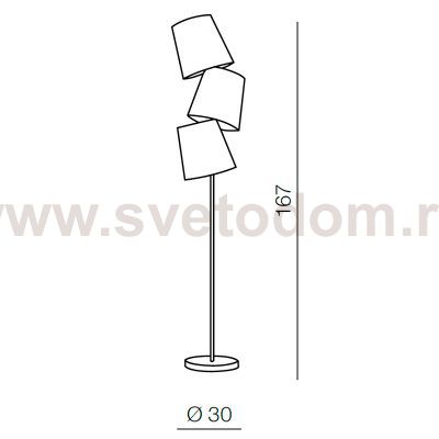 Торшер Azzardo Svea AZ1023