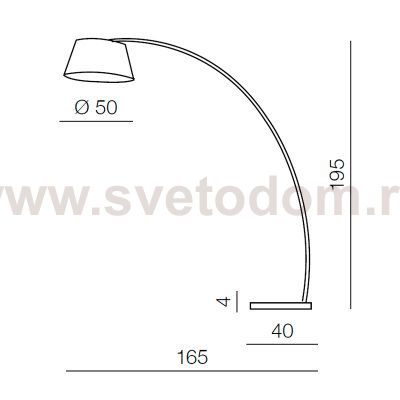 Торшер Azzardo Olav AZ1035