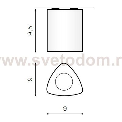 Накладной светильник  Azzardo Dario AZ1056