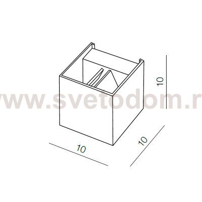 Настенный светильник Azzardo Leticia AZ1057
