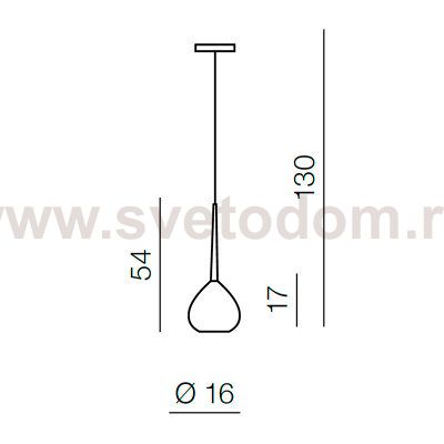 Подвесной светильник Azzardo Aga 1 AZ1062