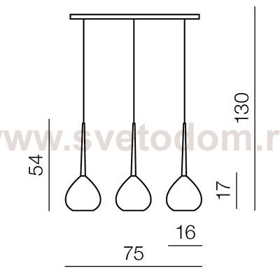 Подвесной светильник Azzardo Aga 3 AZ1065