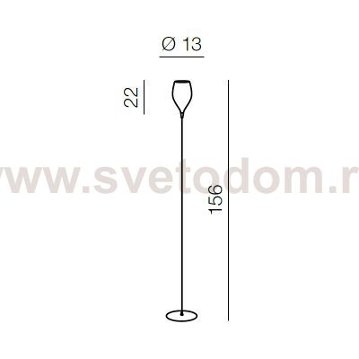 Торшер Azzardo Izza AZ1077