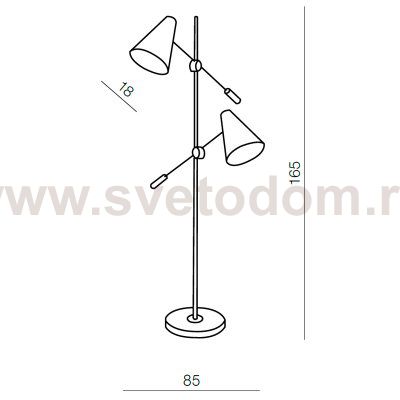Торшер Azzardo Kaja AZ1082