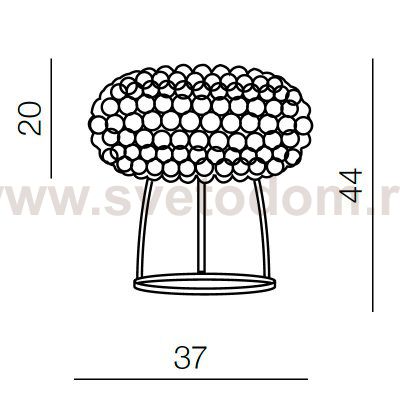 Настольная лампа Azzardo Acrylio table AZ1099