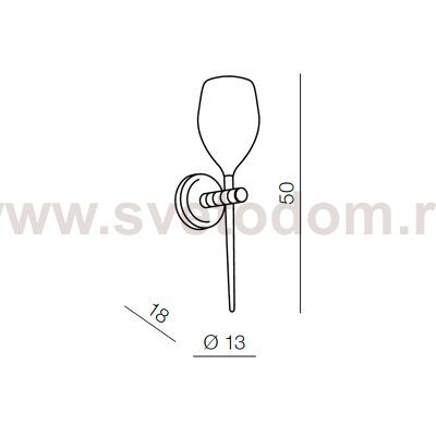 Настенный светильник Azzardo Izza wall AZ1226