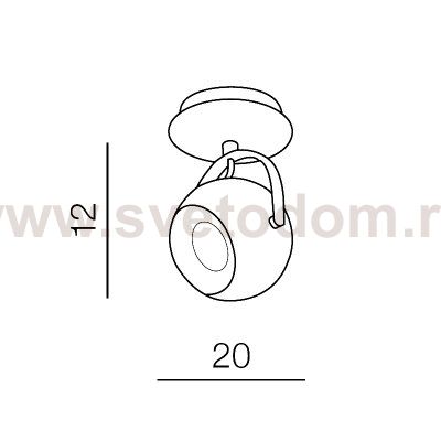 Настенный светильник Azzardo Gulia wall AZ1235