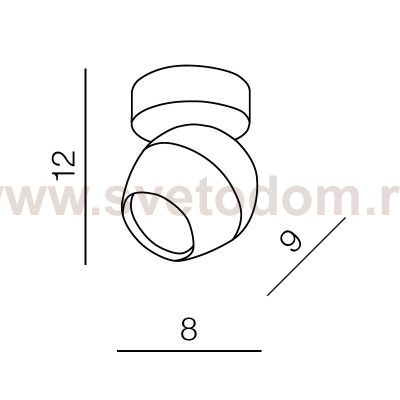 Спот Azzardo Pera 1 AZ1244
